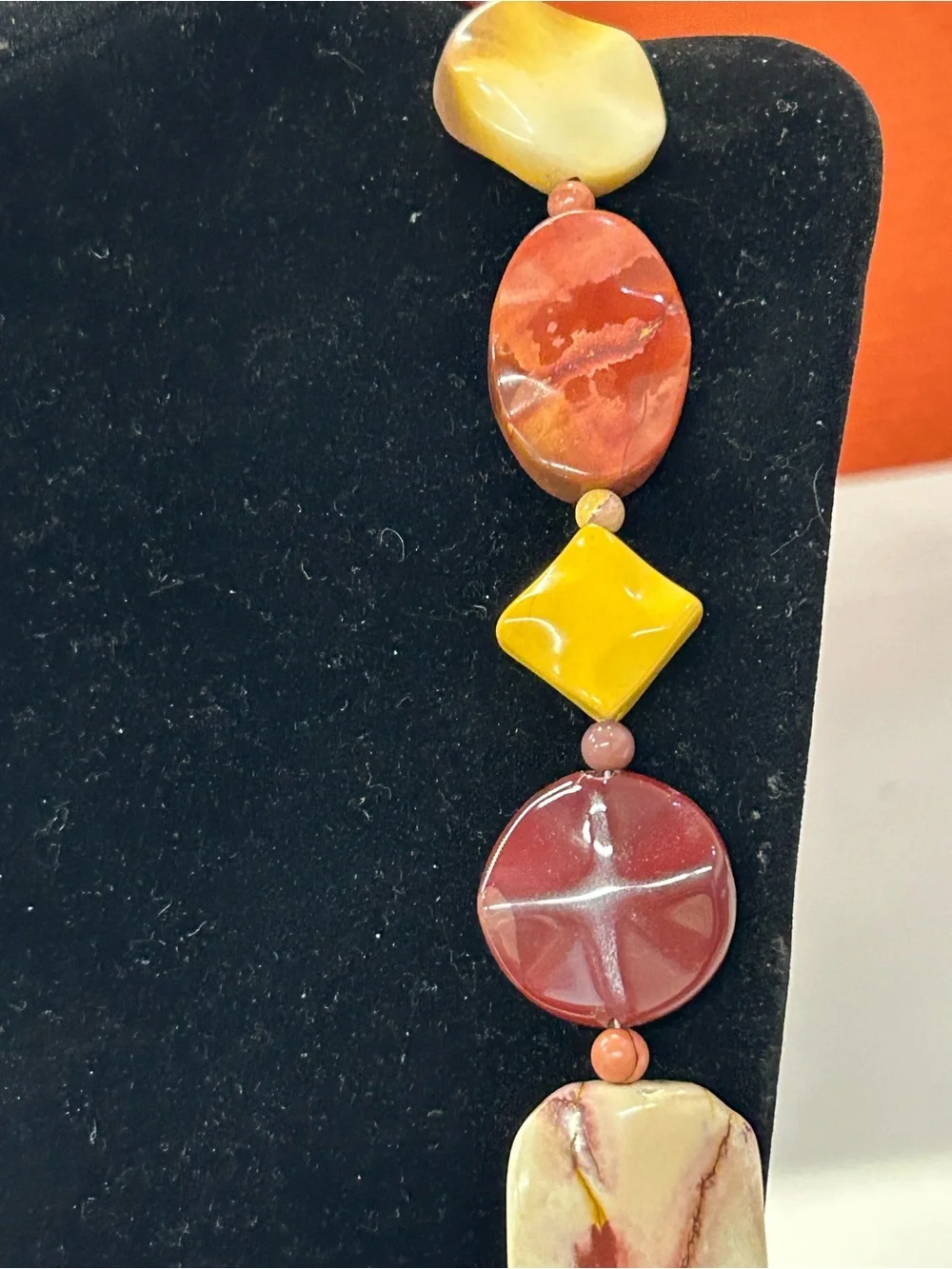 Jay King Mine Finds Mookaite Jasper chunk statement necklace